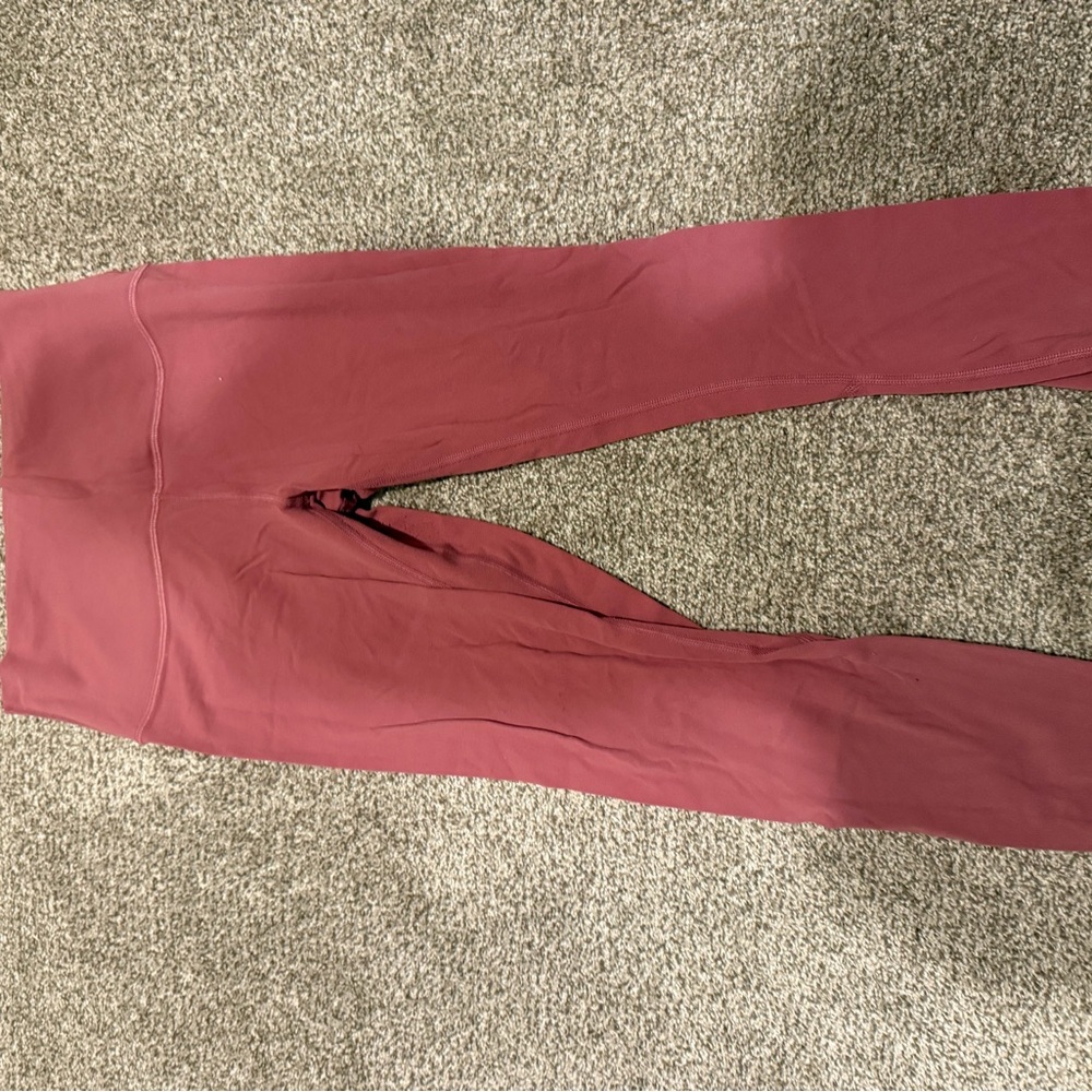 lululemon athletica Maroon Leggings